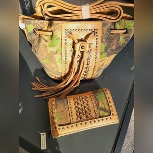Montana West Camo Bag & Wallet Set